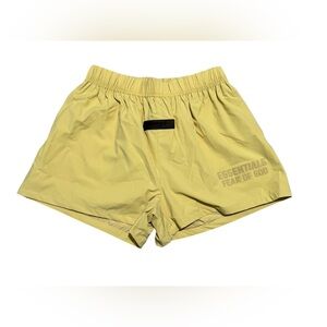 Essentials Fear of God women’s running Dock Shorts light Tuscan yellow size‎ XS